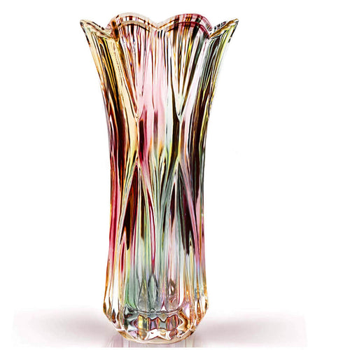 Laedigital Glass Colorful Vase